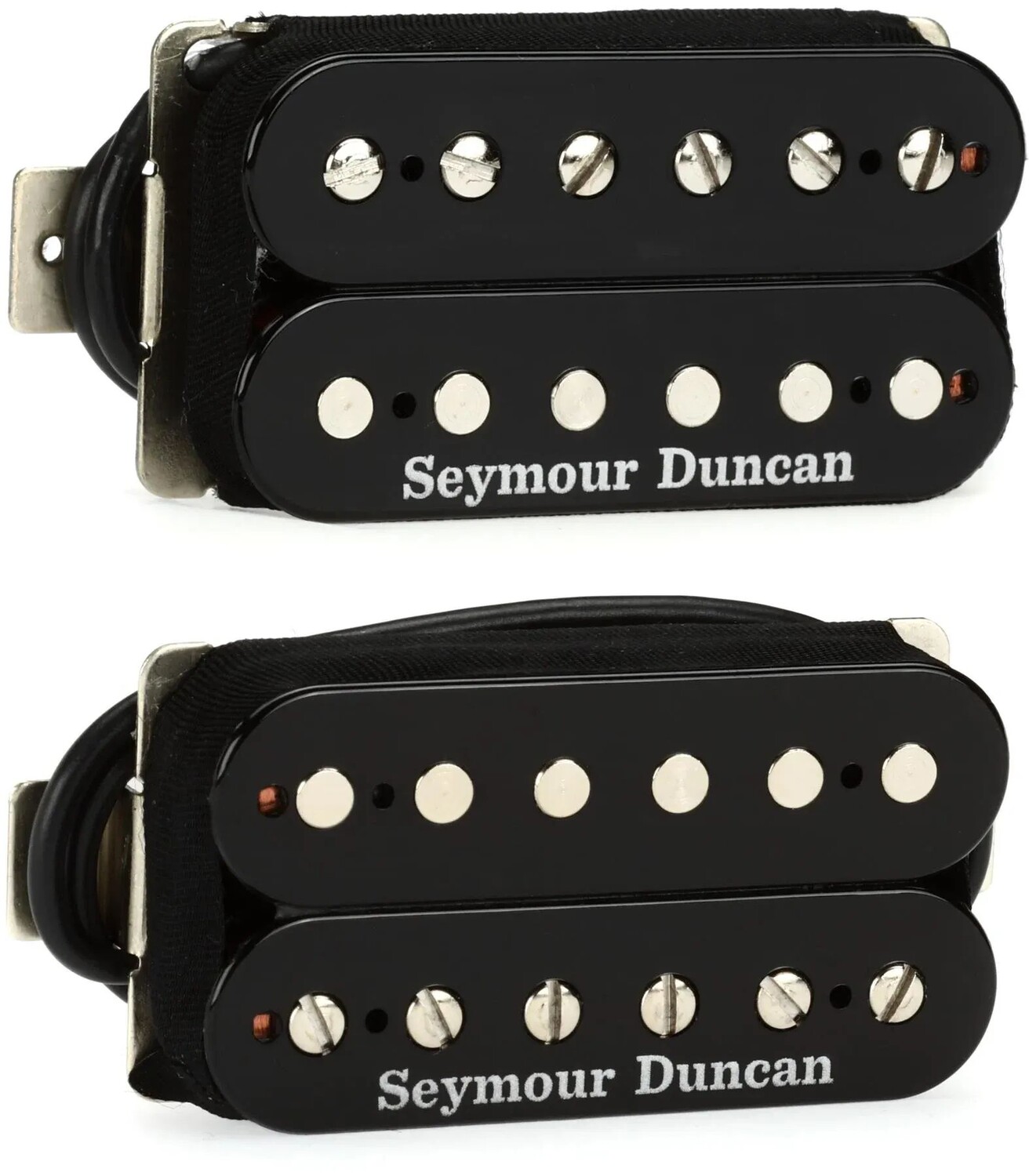 Набор звукоснимателей Seymour Duncan SH-6 Mayhem Humbucker из двух частей - черный
Набор звукоснимателей Seymour Duncan SH-6 Mayhem Humbucker из двух частей - черный