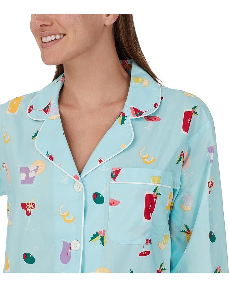 Пижамный комплект Bedhead PJs Classic Woven Long Sleeve Pajama Set, цвет Festive Drinks
Пижамный комплект Bedhead PJs Classic Woven Long Sleeve Pajama Set, цвет Festive Drinks