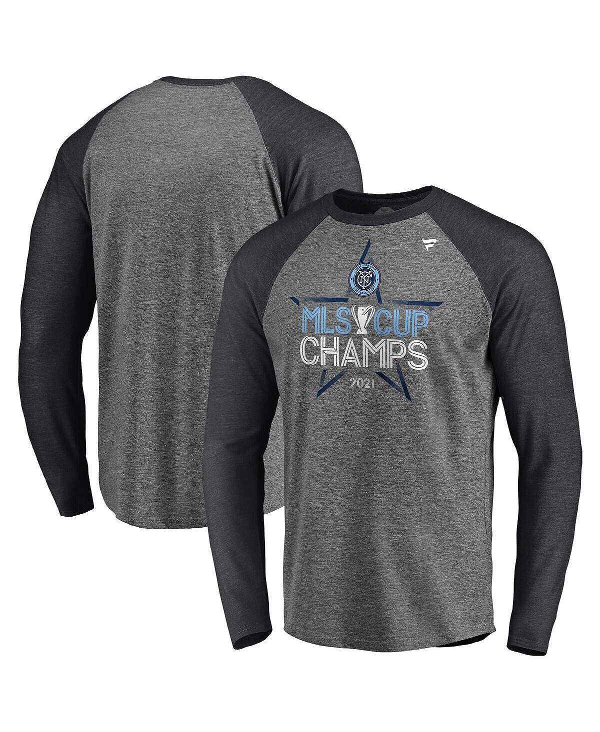 Мужская фирменная меланжевая серая футболка new york city fc 2021 mls cup champions locker room с длинным рукавом реглан Fanatics, мульти
Мужская фирменная меланжевая серая футболка new york city fc 2021 mls cup champions locker room с длинным рукавом реглан Fanatics, мульти