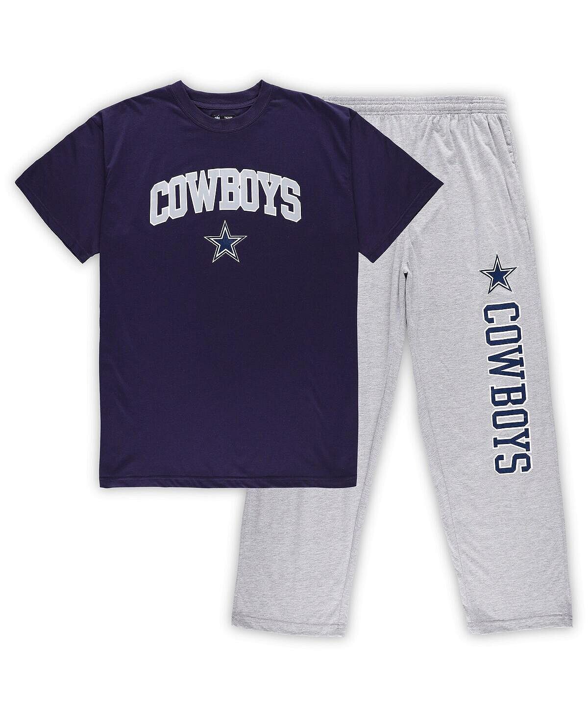 Мужской комплект для сна с футболкой и брюками Dallas Cowboys темно-синего и серо-бежевого цвета Concepts Sport, Синий
Мужской комплект для сна с футболкой и брюками Dallas Cowboys темно-синего и серо-бежевого цвета Concepts Sport, Синий