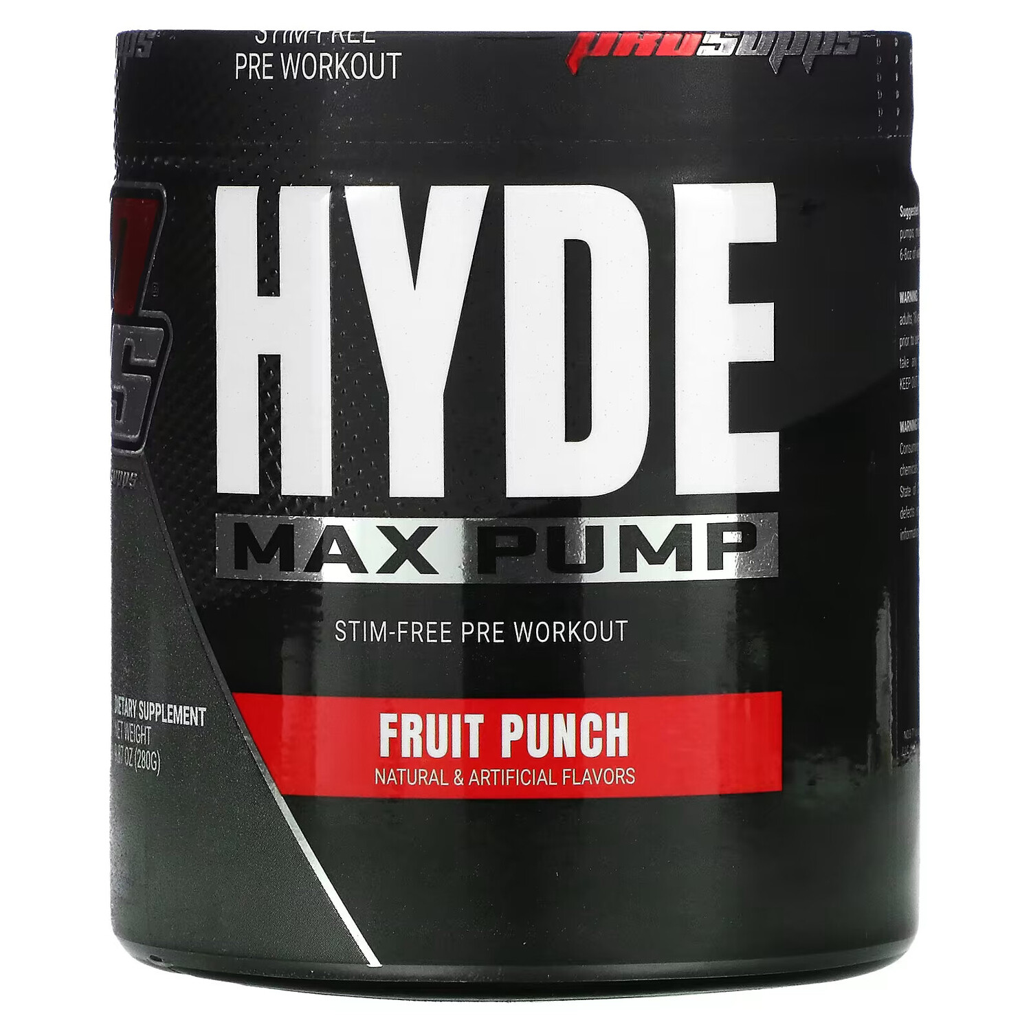 ProSupps, Hyde Max Pump, предтренировочный комплекс без стимуляторов, фруктовый пунш, 280 г (9,87 унции)
ProSupps, Hyde Max Pump, предтренировочный комплекс без стимуляторов, фруктовый пунш, 280 г (9,87 унции)