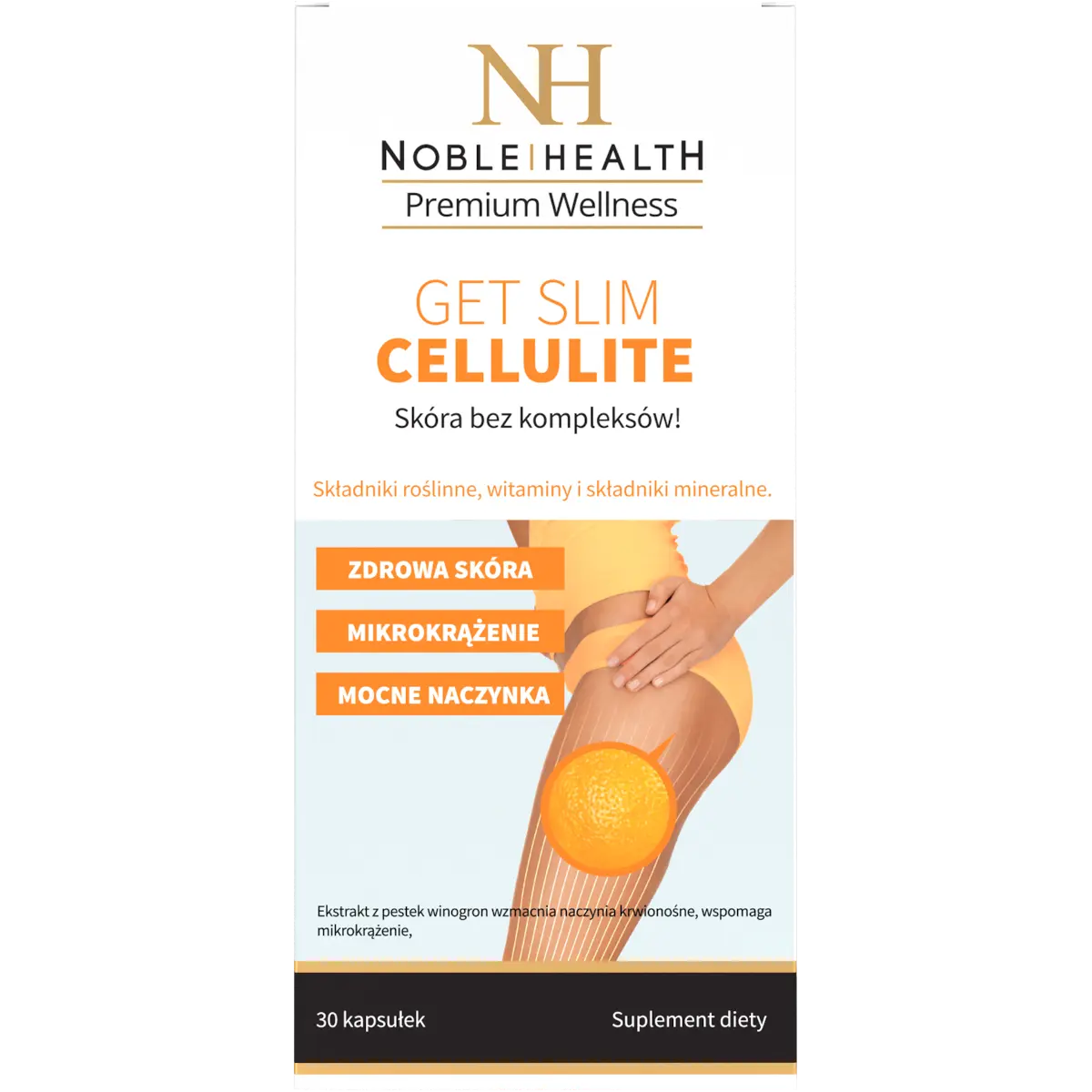 Noble Health Get Slim Cellulite биологически активная добавка, заботящаяся о здоровье и внешнем виде кожи, 30 капс./1 уп.
Noble Health Get Slim Cellulite биологически активная добавка, заботящаяся о здоровье и внешнем виде кожи, 30 капс./1 уп.