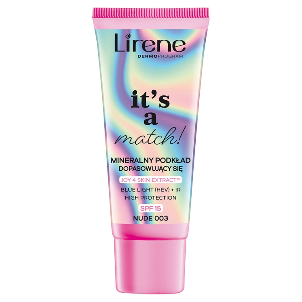 Lirene Это матч! минеральная тональная основа с солнцезащитным фактором SPF15 Nude 003 30 мл
Lirene Это матч! минеральная тональная основа с солнцезащитным фактором SPF15 Nude 003 30 мл