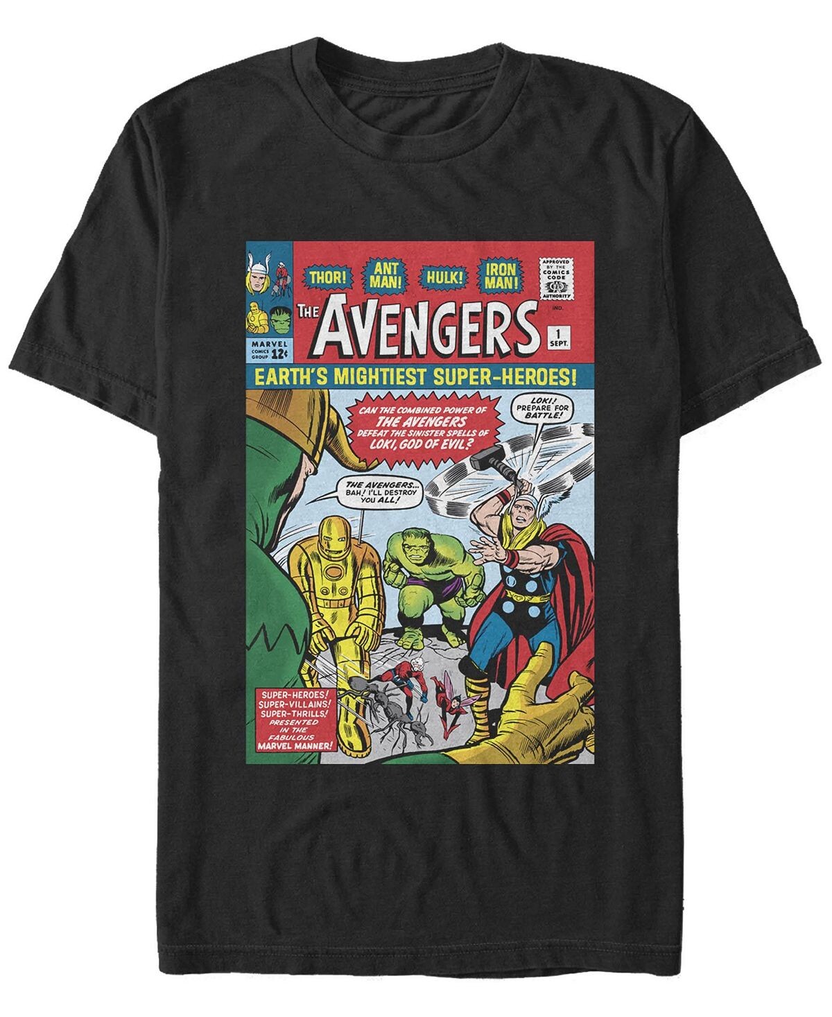 Мужская футболка с круглым вырезом avengers 1 с коротким рукавом Fifth Sun, черный
Мужская футболка с круглым вырезом avengers 1 с коротким рукавом Fifth Sun, черный