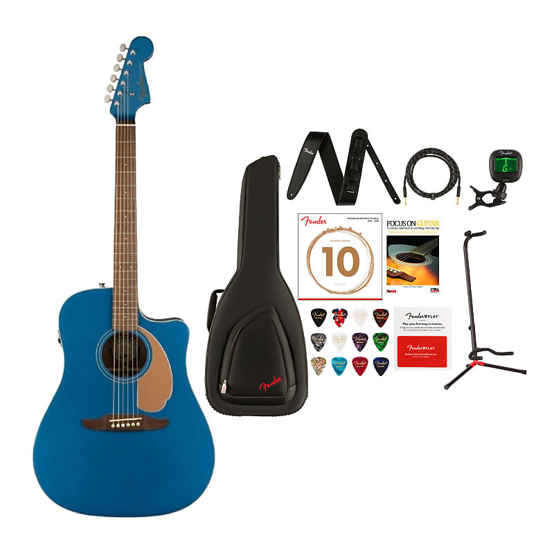 Fender Redondo Player 6-String Acoustic Guitar Deluxe Bundle (Belmont Blue, Right-Hand) Fender Redondo Player 6-String Acoustic Guitar Deluxe Bundle (Belmont Blue, RH)
Fender Redondo Player 6-String Acoustic Guitar Deluxe Bundle (Belmont Blue, Right-Hand) Fender Redondo Player 6-String Acoustic Guitar Deluxe Bundle (Belmont Blue, RH)