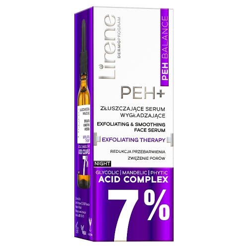 Lirene PEH Balance отшелушивающая разглаживающая сыворотка Exfoliating Therapy 30мл
Lirene PEH Balance отшелушивающая разглаживающая сыворотка Exfoliating Therapy 30мл