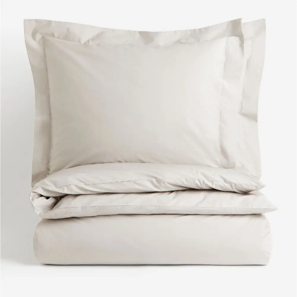 Комплект двуспального постельного белья H&M Home King/Queen Cotton Percale, серо-бежевый
Комплект двуспального постельного белья H&M Home King/Queen Cotton Percale, серо-бежевый