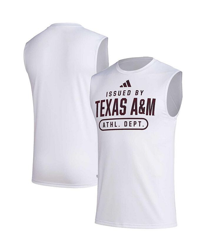 Мужская белая майка Texas A&M Aggies Sideline AEROREADY Pregame adidas, белый
Мужская белая майка Texas A&M Aggies Sideline AEROREADY Pregame adidas, белый