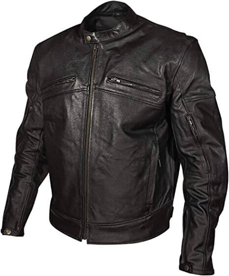 Мужская куртка Xelement XSPR105 The Racer Armored Vented Leather Motorcycle Racing Jacket, черный
Мужская куртка Xelement XSPR105 The Racer Armored Vented Leather Motorcycle Racing Jacket, черный