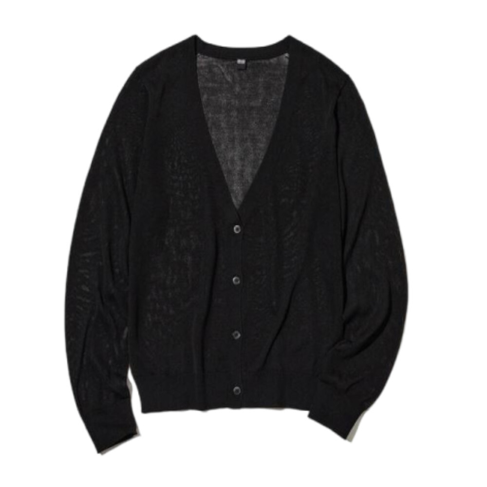 Кардиган с длинными рукавами и v-образным вырезом Uniqlo V Neck Long Sleeve, черный
Кардиган с длинными рукавами и v-образным вырезом Uniqlo V Neck Long Sleeve, черный