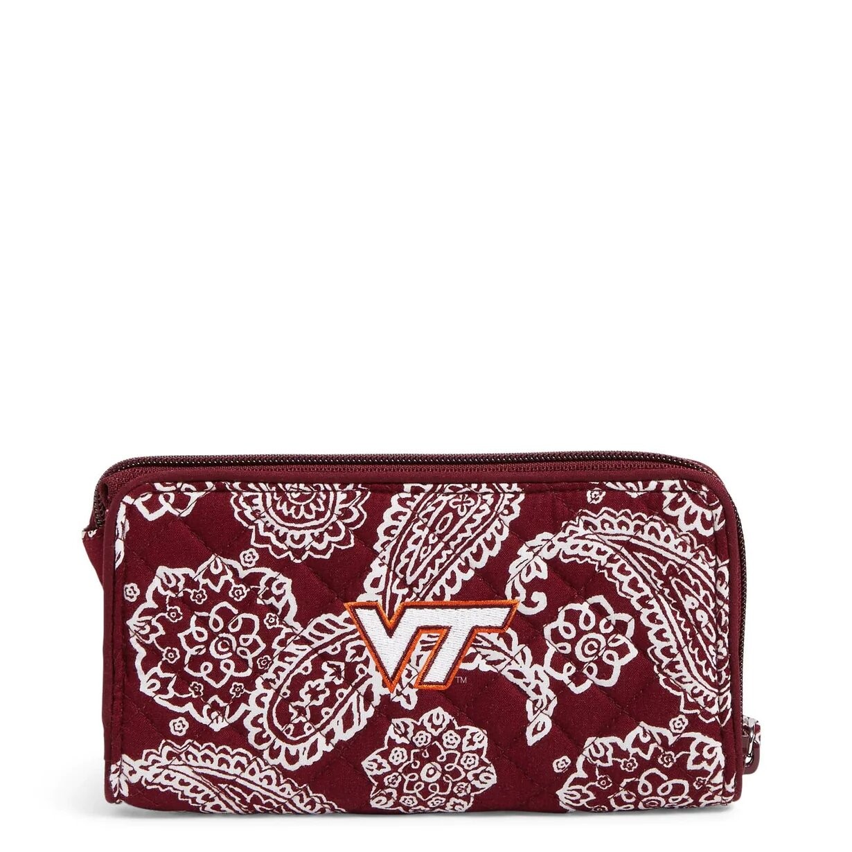 Кошелек Vera Bradley Cotton Collegiate Front Zip With Rfid Protection, бордовый/оранжевый
Кошелек Vera Bradley Cotton Collegiate Front Zip With Rfid Protection, бордовый/оранжевый