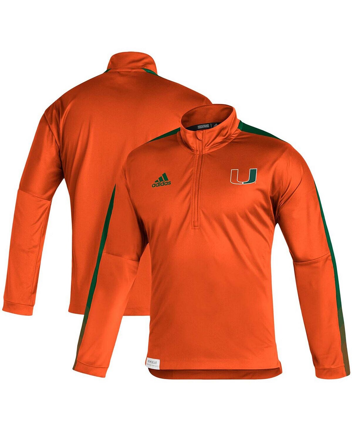 Мужская оранжевая куртка Miami Hurricanes 2021 Sideline Primeblue с молнией на четверть adidas, Оранжевый
Мужская оранжевая куртка Miami Hurricanes 2021 Sideline Primeblue с молнией на четверть adidas, Оранжевый