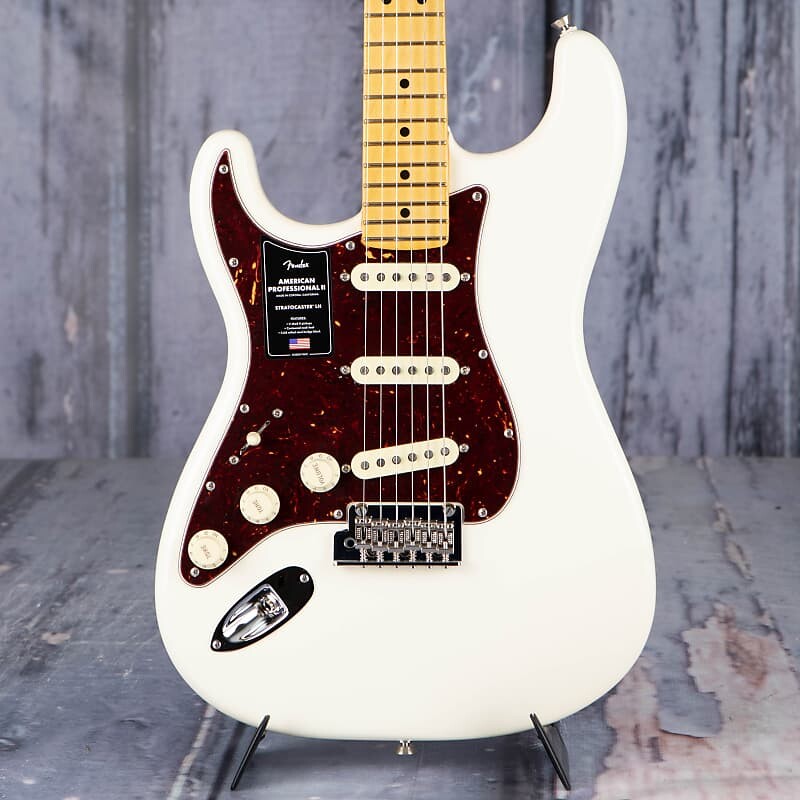 Электрогитара Fender American Professional II Stratocaster Left-Handed, Olympic White
Электрогитара Fender American Professional II Stratocaster Left-Handed, Olympic White