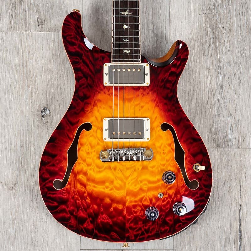 Пьезо-гитара PRS Paul Reed Smith Private Stock Hollowbody II, бразильский RW, Dragon's Breath Glow PS-09785
Пьезо-гитара PRS Paul Reed Smith Private Stock Hollowbody II, бразильский RW, Dragon's Breath Glow PS-09785
