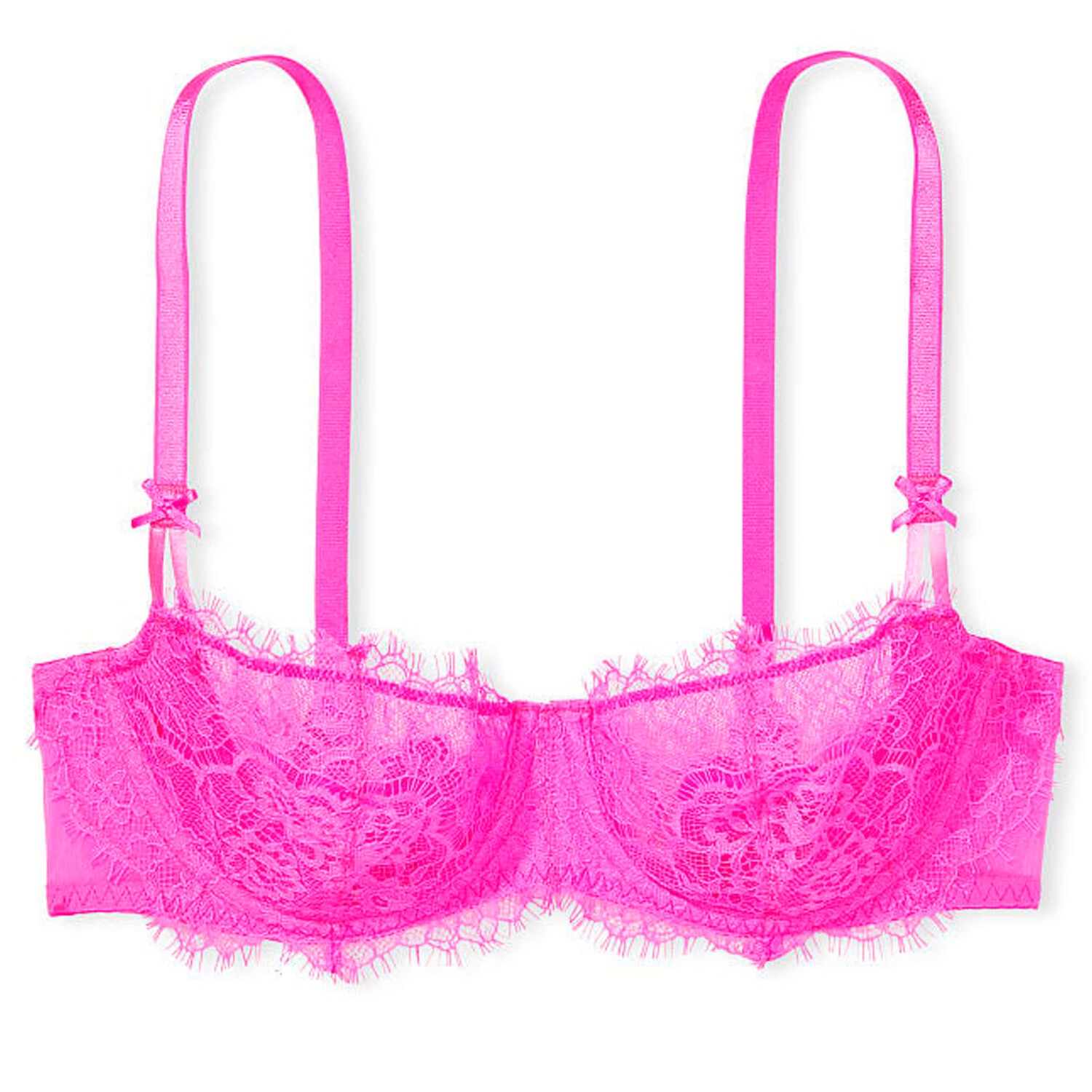 Кружевной бюстгальтер-балконет Victoria's Secret Dream Angels Wicked Unlined, ярко-розовый
Кружевной бюстгальтер-балконет Victoria's Secret Dream Angels Wicked Unlined, ярко-розовый