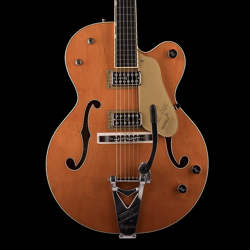 Gretsch G6120T-BSSMK Brian Setzer Signature Nashville Hollow Body '59 "Smoke" оранжевый с футляром
Gretsch G6120T-BSSMK Brian Setzer Signature Nashville Hollow Body '59 "Smoke" оранжевый с футляром