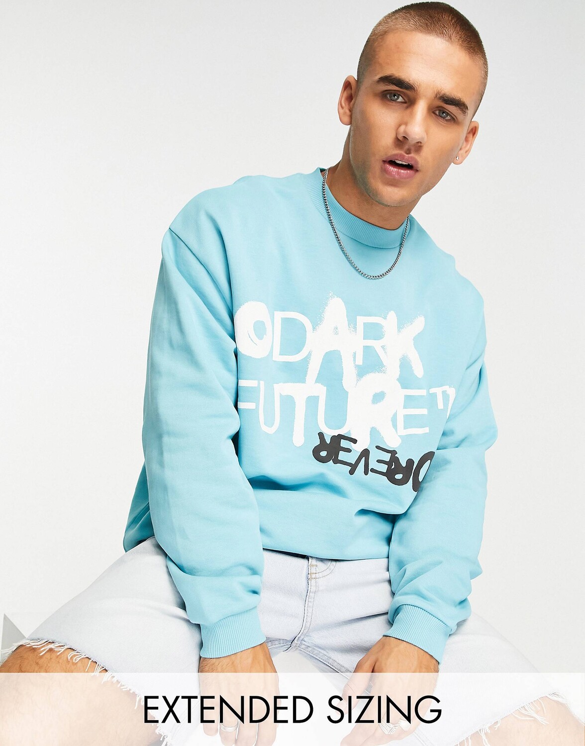 Белая оверсайз-толстовка с крупным граффити-логотипом на спине ASOS Dark Future co-ord, Белый
Белая оверсайз-толстовка с крупным граффити-логотипом на спине ASOS Dark Future co-ord, Белый