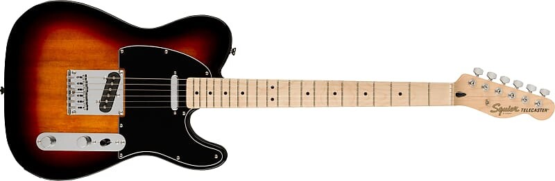 Squier Affinity Series Telecaster, кленовый гриф, черная накладка, 3 цвета Sunburst — CSSG21023029
Squier Affinity Series Telecaster, кленовый гриф, черная накладка, 3 цвета Sunburst — CSSG21023029
