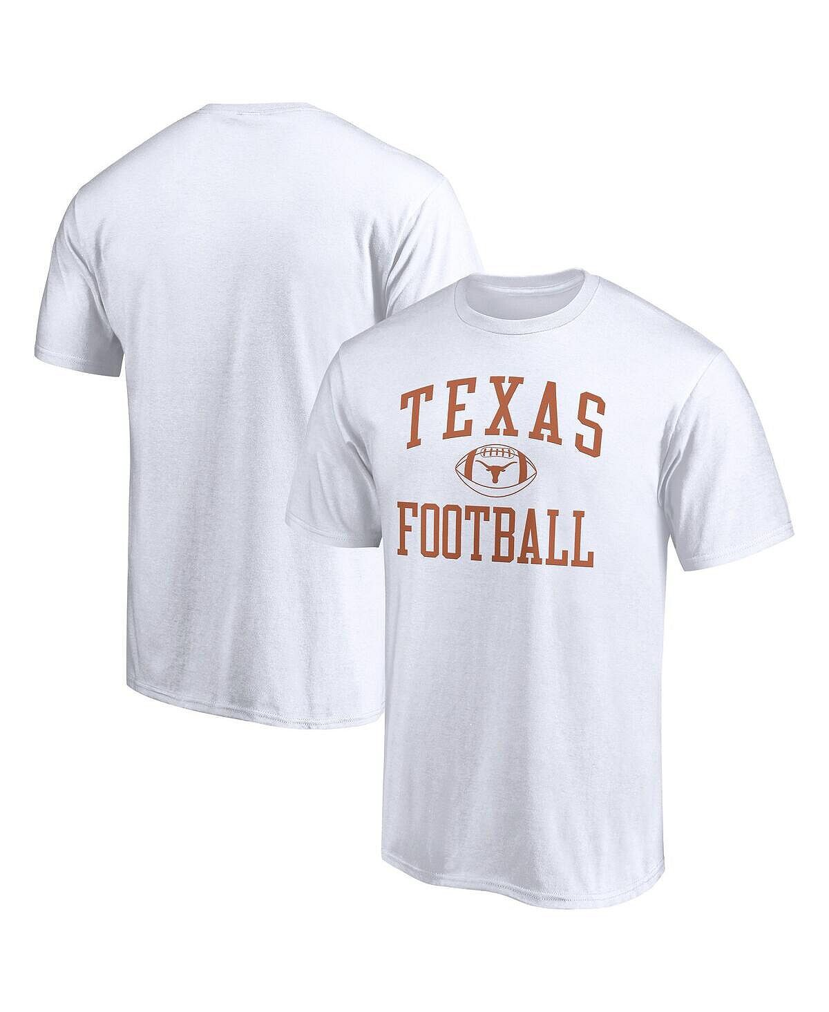 Мужская фирменная белая футболка texas longhorns first sprint team Fanatics, белый
Мужская фирменная белая футболка texas longhorns first sprint team Fanatics, белый