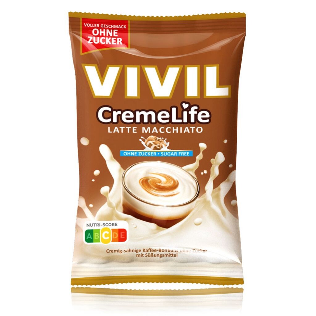 Конфеты кремовые VIVIL Creme Life Latte Macchiato без сахара | 110г Vivil A. Müller
Конфеты кремовые VIVIL Creme Life Latte Macchiato без сахара | 110г Vivil A. Müller