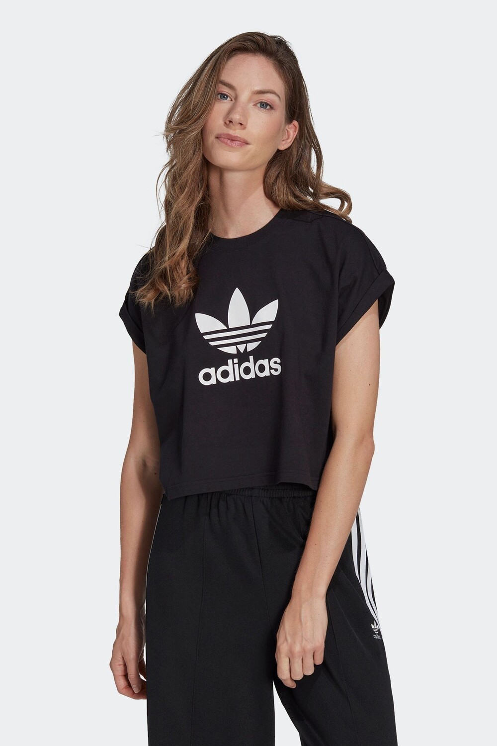 Черный - Короткая футболка adidas Originals Adicolor Classics с логотипом трилистника adidas originals, черный
Черный - Короткая футболка adidas Originals Adicolor Classics с логотипом трилистника adidas originals, черный
