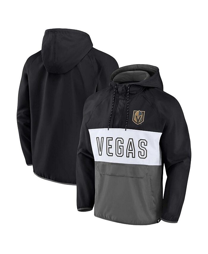 Мужской фирменный черный, серый цвет Vegas Golden Knights Backhand Shooter Defender Анорак с капюшоном реглан, куртка с молнией на четверть Fanatics, черный
Мужской фирменный черный, серый цвет Vegas Golden Knights Backhand Shooter Defender Анорак с капюшоном реглан, куртка с молнией на четверть Fanatics, черный