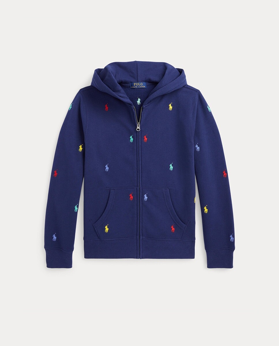 Толстовка с капюшоном для мальчика с мультивышивкой Polo Ralph Lauren, темно-синий
Толстовка с капюшоном для мальчика с мультивышивкой Polo Ralph Lauren, темно-синий
