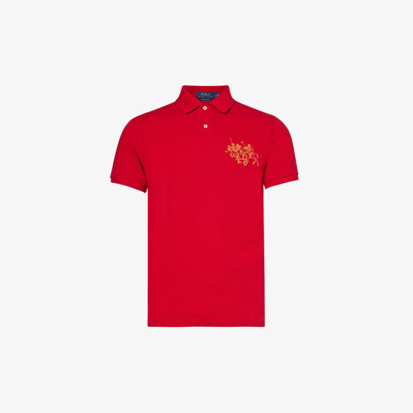 Рубашка-поло узкого кроя из хлопка с фирменной вышивкой Polo Ralph Lauren, красный
Рубашка-поло узкого кроя из хлопка с фирменной вышивкой Polo Ralph Lauren, красный