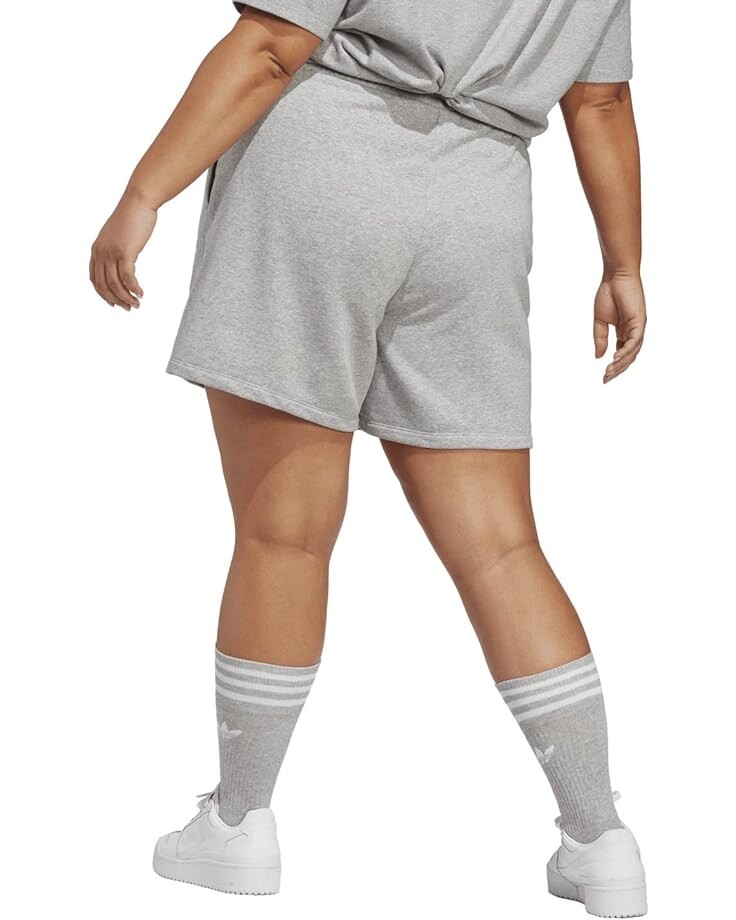 Шорты Adidas Plus Size adiColor Essentials French Terry Shorts, цвет Medium Grey Heather
Шорты Adidas Plus Size adiColor Essentials French Terry Shorts, цвет Medium Grey Heather