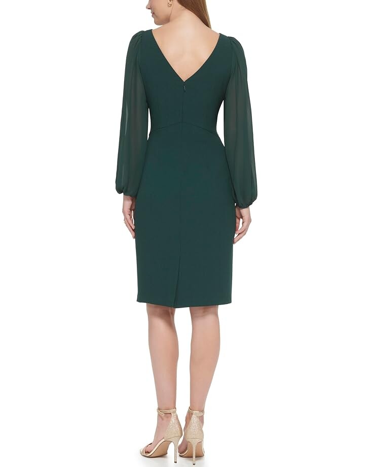 Платье Vince Camuto Signature Stretch Crepe Bodycon with Chiffon Balloon Sleeve, цвет Hunter
Платье Vince Camuto Signature Stretch Crepe Bodycon with Chiffon Balloon Sleeve, цвет Hunter