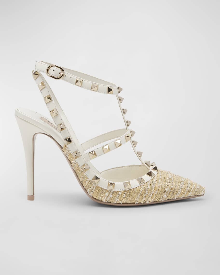 Сандалии Rockstud с ремешком на шпильке и ремешком на щиколотке Valentino Garavani
Сандалии Rockstud с ремешком на шпильке и ремешком на щиколотке Valentino Garavani