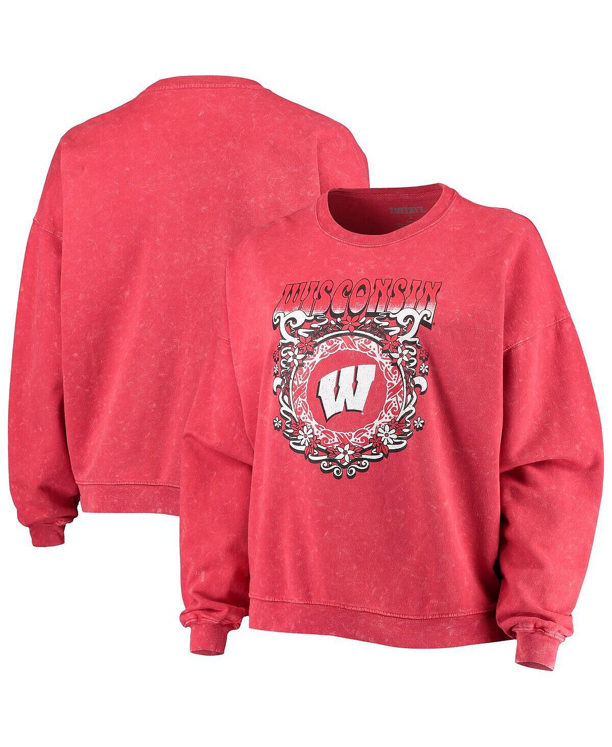Женский свободный пуловер в винтажном стиле Red Wisconsin Badgers Garment Wash ZooZatz, красный
Женский свободный пуловер в винтажном стиле Red Wisconsin Badgers Garment Wash ZooZatz, красный