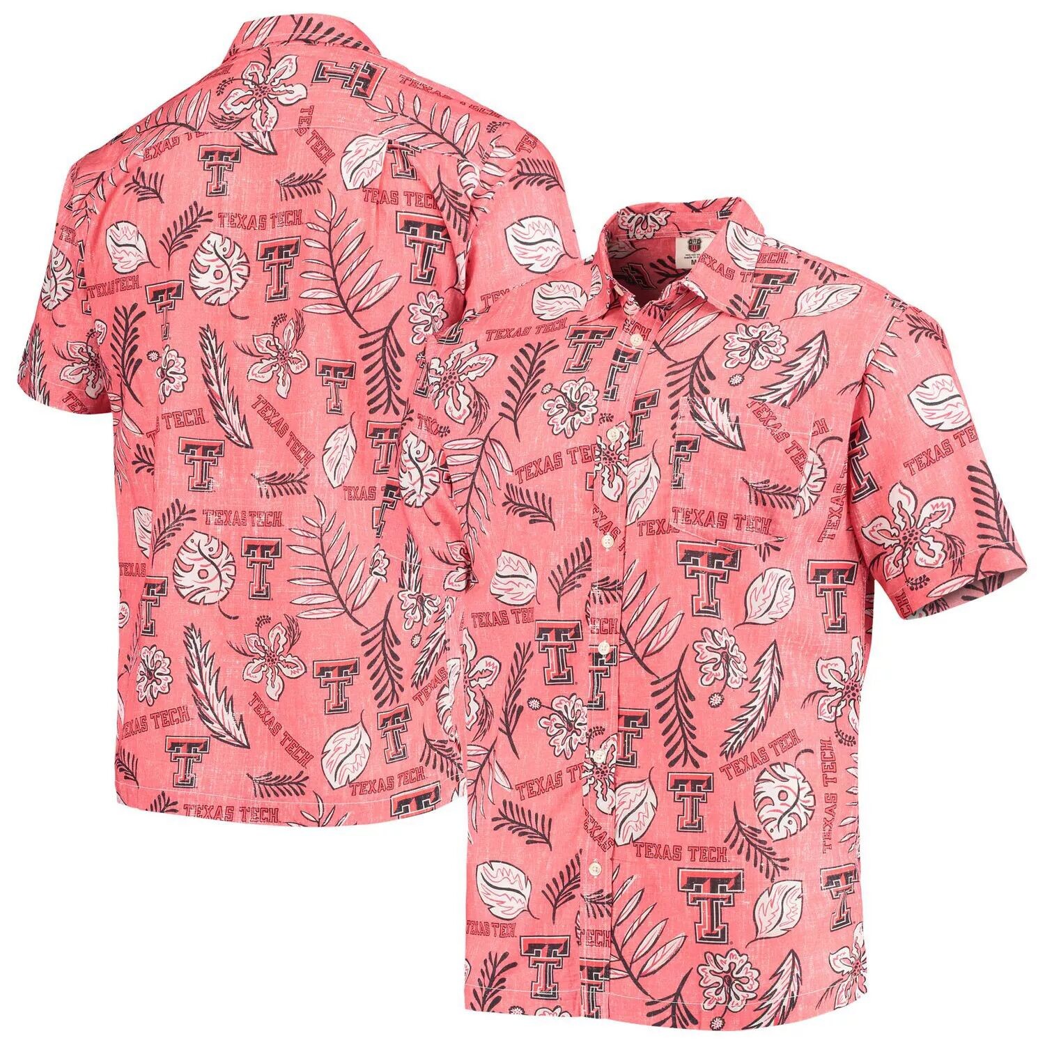 Мужская рубашка на пуговицах Wes & Willy Red Texas Tech Red Raiders Vintage с цветочным принтом
Мужская рубашка на пуговицах Wes & Willy Red Texas Tech Red Raiders Vintage с цветочным принтом