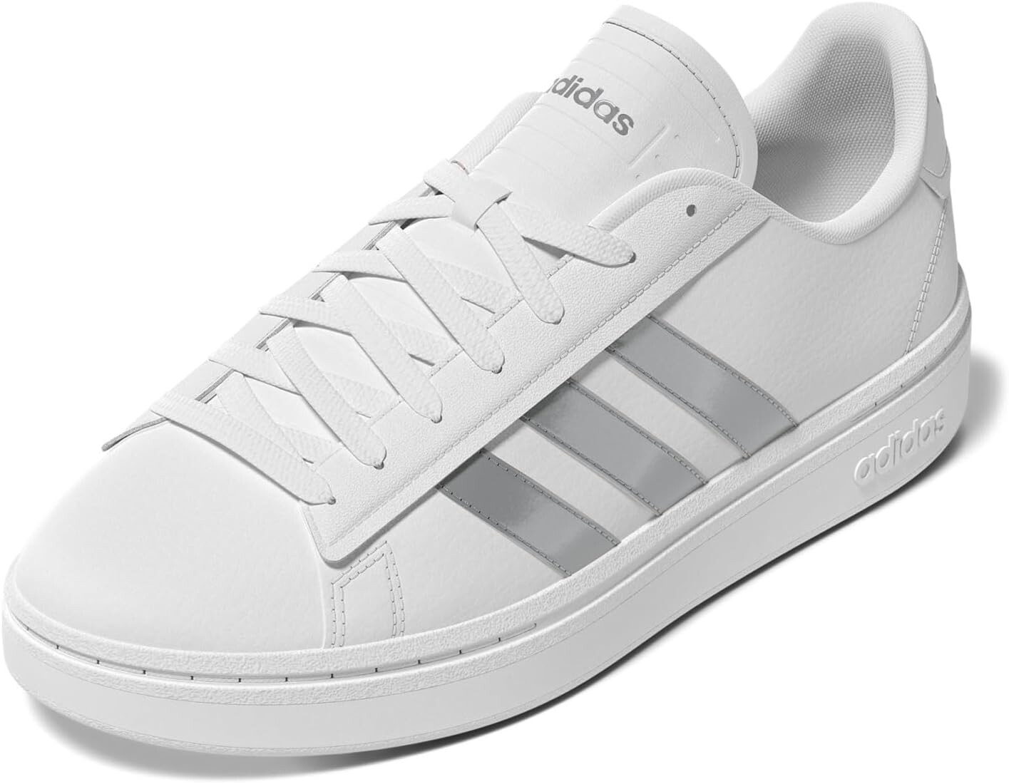 Кроссовки Grand Court Alpha adidas, цвет Footwear White/Silver Metallic/Footwear White, Белый
Кроссовки Grand Court Alpha adidas, цвет Footwear White/Silver Metallic/Footwear White, Белый