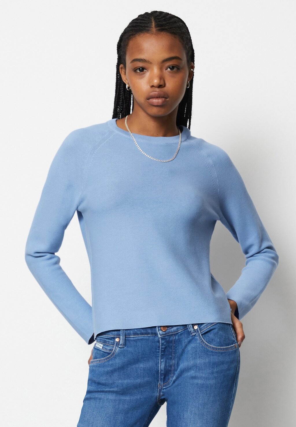 Вязаный свитер DFC REGULAR MIT MINI-STRUKTUR Marc O'Polo DENIM, цвет soft sky blue
Вязаный свитер DFC REGULAR MIT MINI-STRUKTUR Marc O'Polo DENIM, цвет soft sky blue