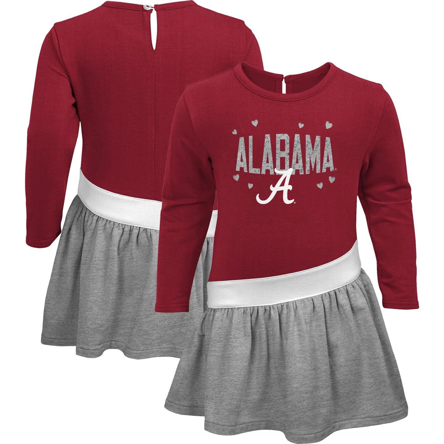 Платье из френч-терри для малышей Crimson Alabama Crimson Tide Heart to Heart Outerstuff
Платье из френч-терри для малышей Crimson Alabama Crimson Tide Heart to Heart Outerstuff