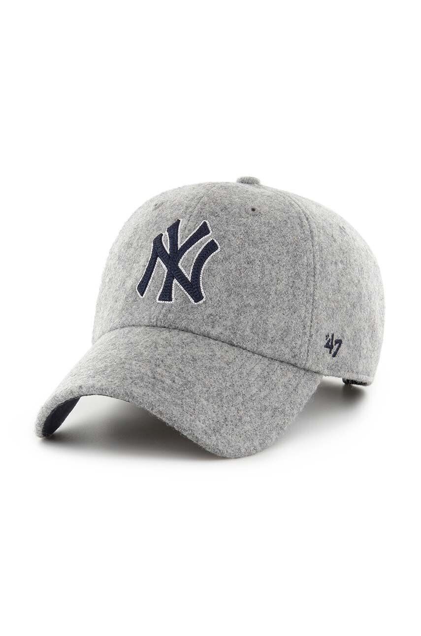 Фирменная кепка 47 с козырьком с добавлением хлопка MLB New York Yankees 47 Brand, серый
Фирменная кепка 47 с козырьком с добавлением хлопка MLB New York Yankees 47 Brand, серый