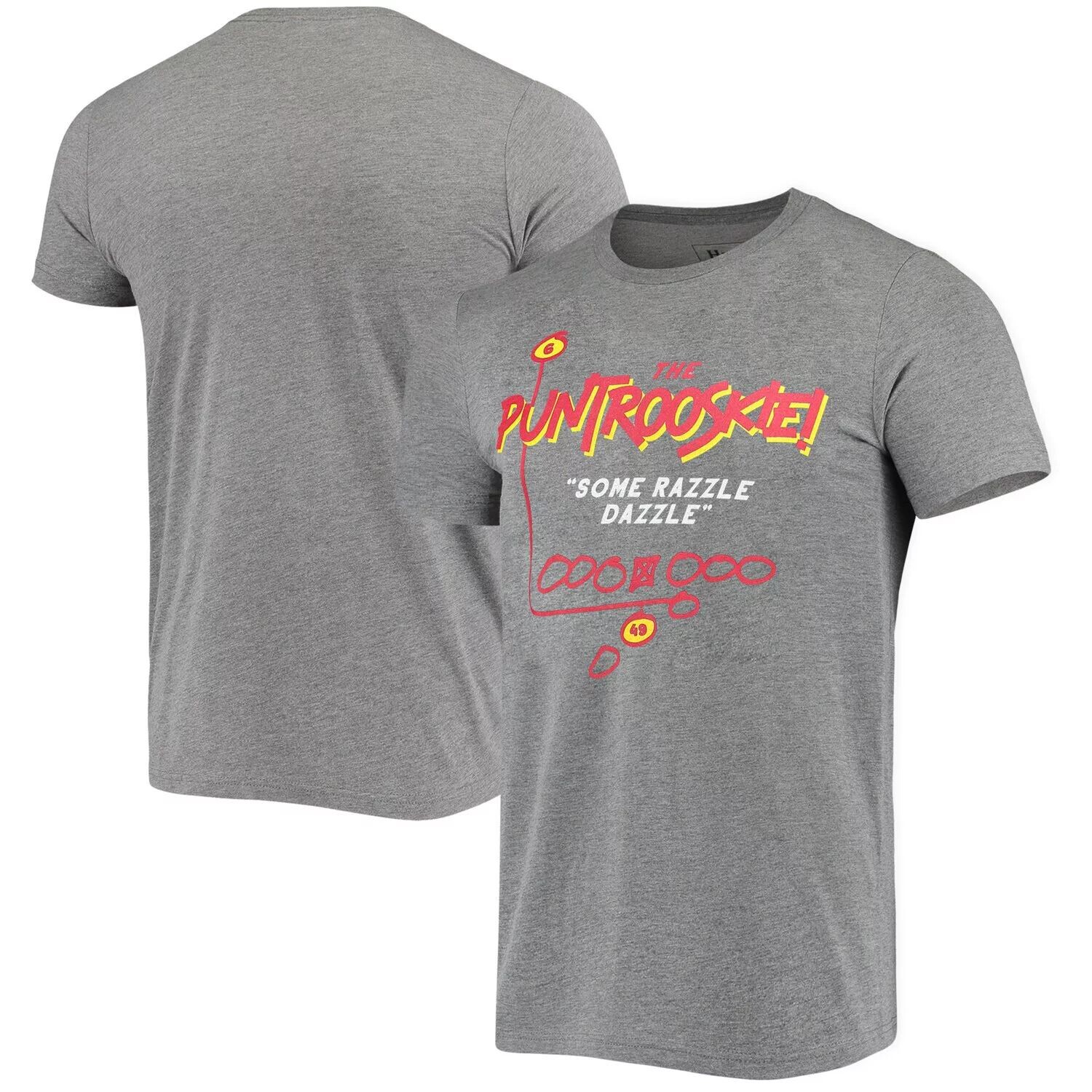 Мужская футболка Homefield Heathered Grey Florida State Seminoles Vintage Puntrooskie Tri-Blend
Мужская футболка Homefield Heathered Grey Florida State Seminoles Vintage Puntrooskie Tri-Blend