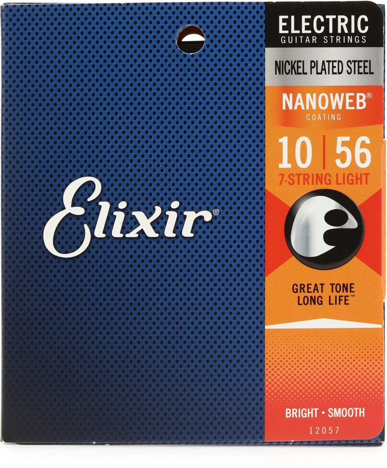 Elixir Strings 12057 Струны для электрогитары Nanoweb — .010-.056 Легкие, 7-струнные
Elixir Strings 12057 Струны для электрогитары Nanoweb — .010-.056 Легкие, 7-струнные