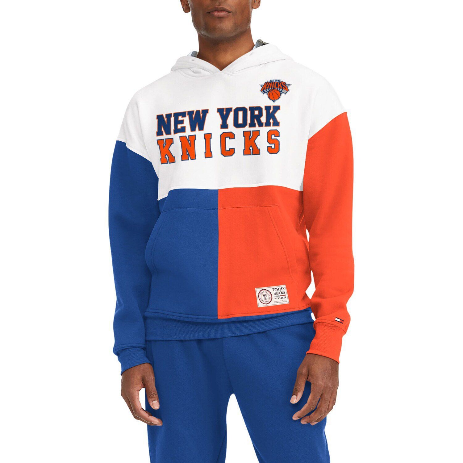 Мужские джинсы Tommy Jeans белые/королевские New York Knicks Эндрю сплит-пуловер с капюшоном, Белый
Мужские джинсы Tommy Jeans белые/королевские New York Knicks Эндрю сплит-пуловер с капюшоном, Белый