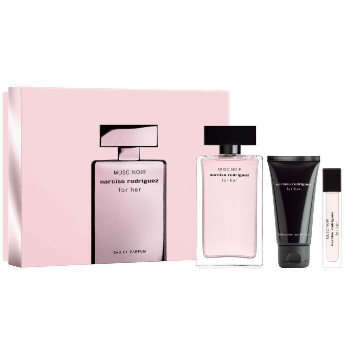 Женская туалетная вода Pure Musc Noir For Her Eau de Parfum Estuche regalo Narciso Rodriguez, EDP 100 ml + Body Lotion 50 ml + Mini
Женская туалетная вода Pure Musc Noir For Her Eau de Parfum Estuche regalo Narciso Rodriguez, EDP 100 ml + Body Lotion 50 ml + Mini
