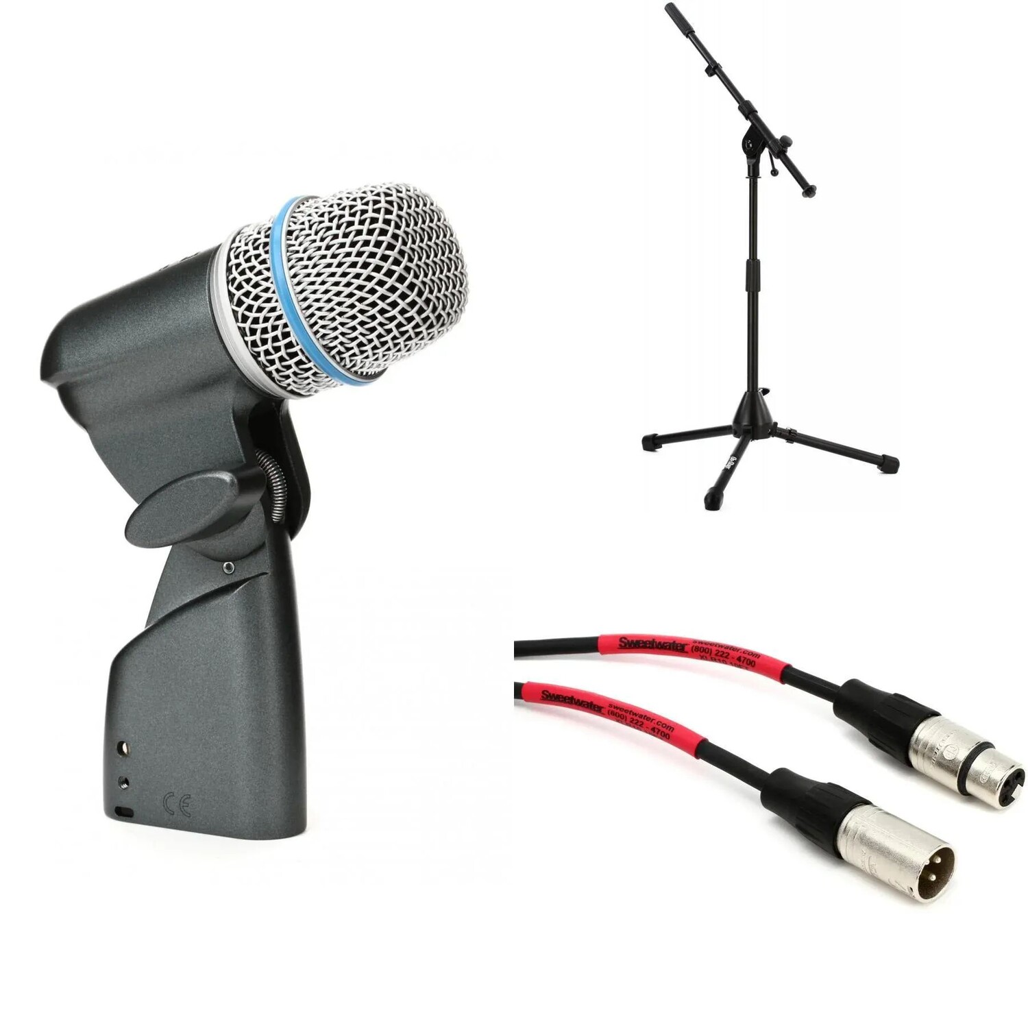 Суперкардиоидный динамический барабанный микрофон Shure Beta 56A с подставкой и кабелем
Суперкардиоидный динамический барабанный микрофон Shure Beta 56A с подставкой и кабелем