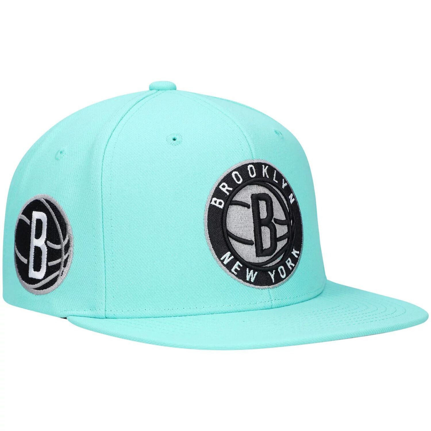Мужская кепка Snapback Mitchell & Ness x Lids Aqua Brooklyn Nets синяя в подарочной упаковке
Мужская кепка Snapback Mitchell & Ness x Lids Aqua Brooklyn Nets синяя в подарочной упаковке