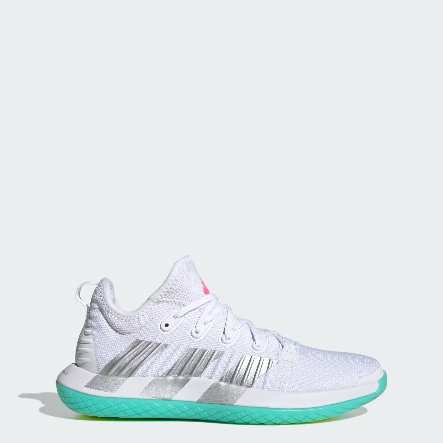 Гандбольные кроссовки Stabil Next Gen Adidas, цвет Cloud White/Silver Metallic/Lucid Pink
Гандбольные кроссовки Stabil Next Gen Adidas, цвет Cloud White/Silver Metallic/Lucid Pink