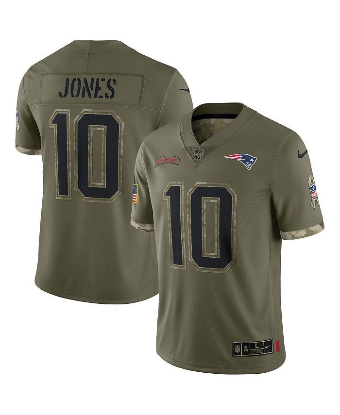 Мужское джерси Mac Jones Olive New England Patriots 2022 Salute To Service Limited Nike, зеленый
Мужское джерси Mac Jones Olive New England Patriots 2022 Salute To Service Limited Nike, зеленый