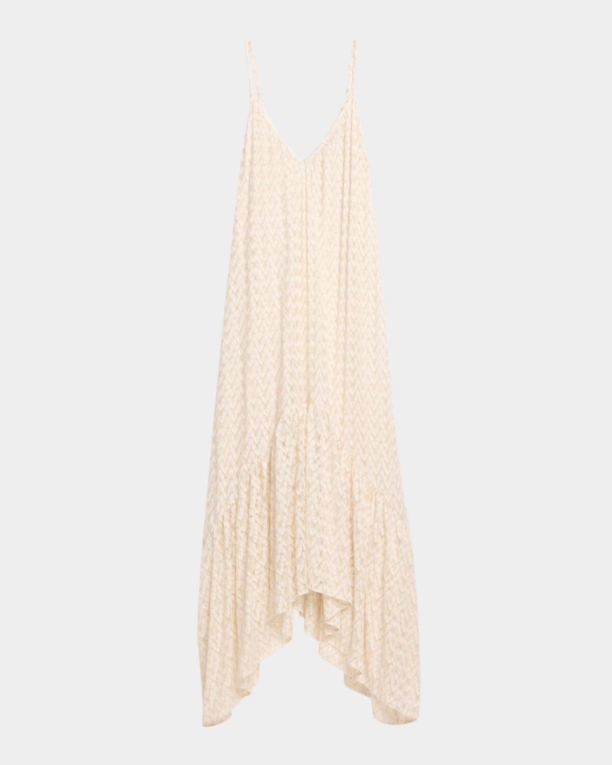 Платье макси с эффектом металлик и зигзагом Anya Ramy Brook, цвет White/Gold Zig Zag
Платье макси с эффектом металлик и зигзагом Anya Ramy Brook, цвет White/Gold Zig Zag