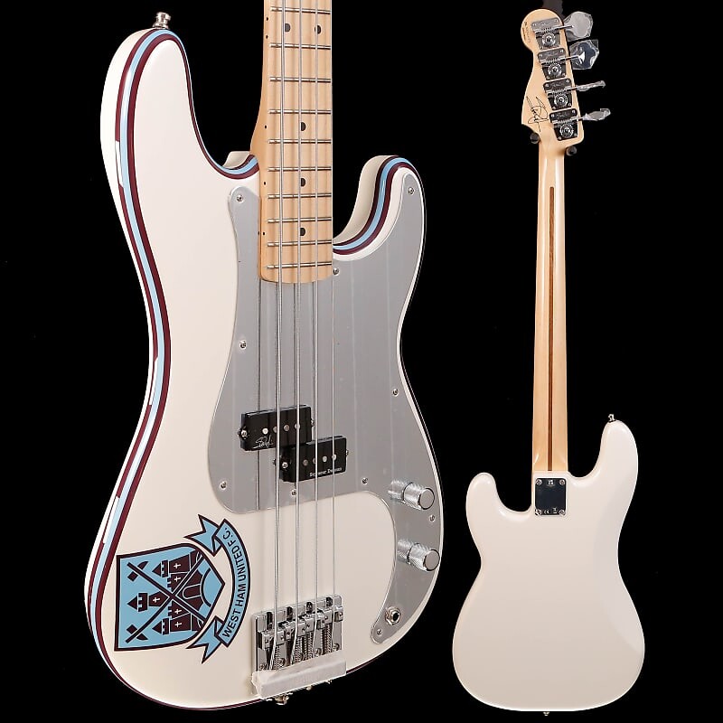Басс гитара Fender Steve Harris Precision Bass, Maple Fingerboard, Olympic White 11lbs 15.7oz
Басс гитара Fender Steve Harris Precision Bass, Maple Fingerboard, Olympic White 11lbs 15.7oz