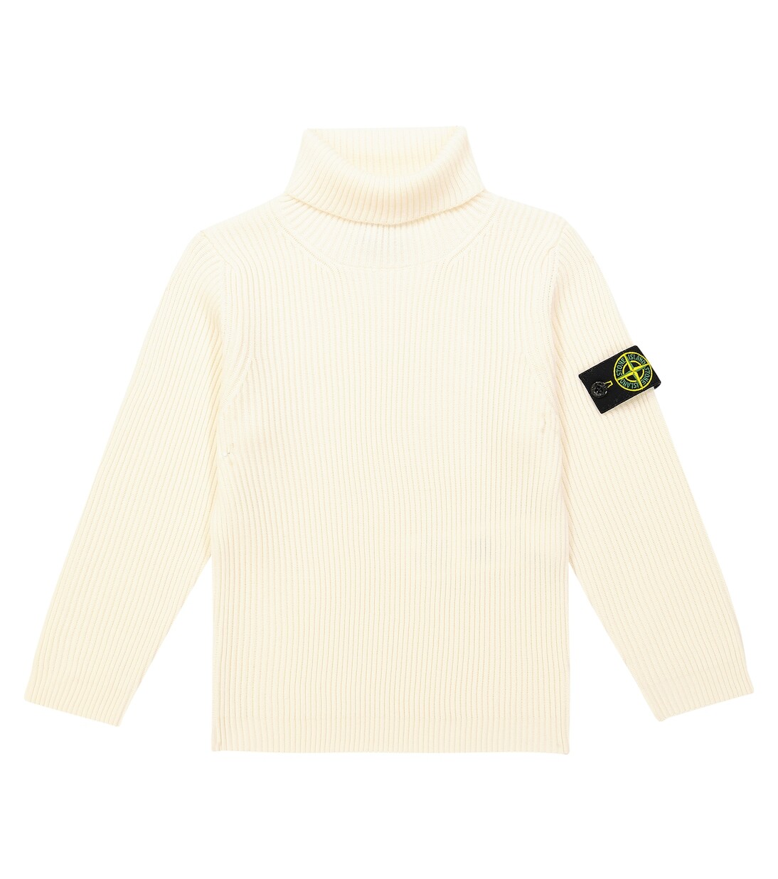 Свитер с высоким воротником из натуральной шерсти с логотипом Stone Island Junior, белый
Свитер с высоким воротником из натуральной шерсти с логотипом Stone Island Junior, белый