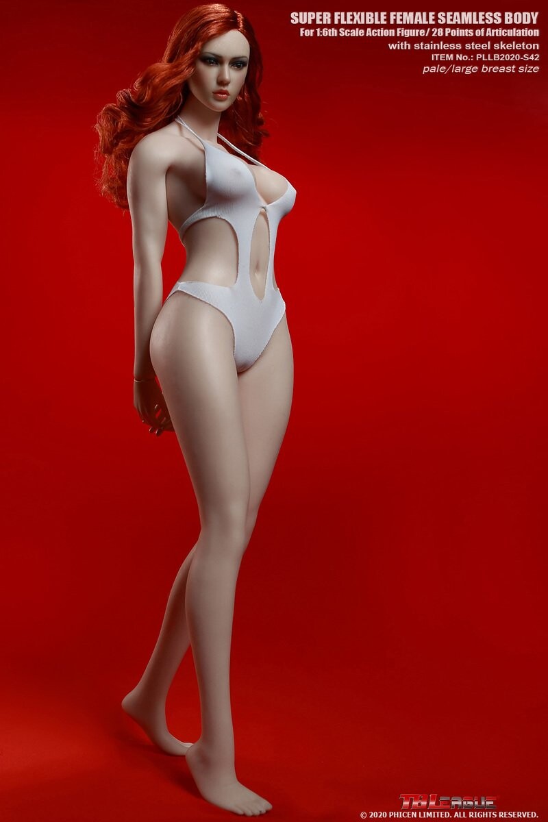 Фигурка TBLeague S42 1/6 Pale Skin Large Breast Tall Girls Seamless Body with Head Sculpt, 30 см
Фигурка TBLeague S42 1/6 Pale Skin Large Breast Tall Girls Seamless Body with Head Sculpt, 30 см