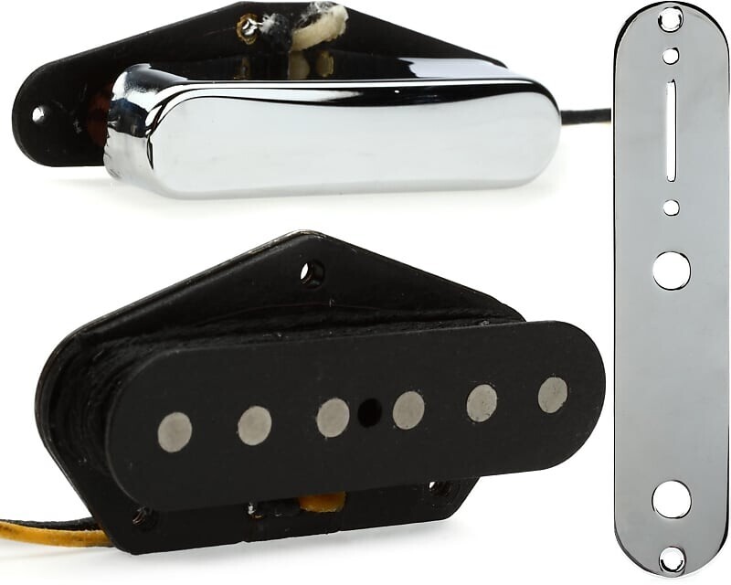 Набор из 2 звукоснимателей Fender Custom Shop '51 Nocaster Tele с панелью управления Fender Telecaster — хром 0992058000=1 0992109000=1
Набор из 2 звукоснимателей Fender Custom Shop '51 Nocaster Tele с панелью управления Fender Telecaster — хром 0992058000=1 0992109000=1